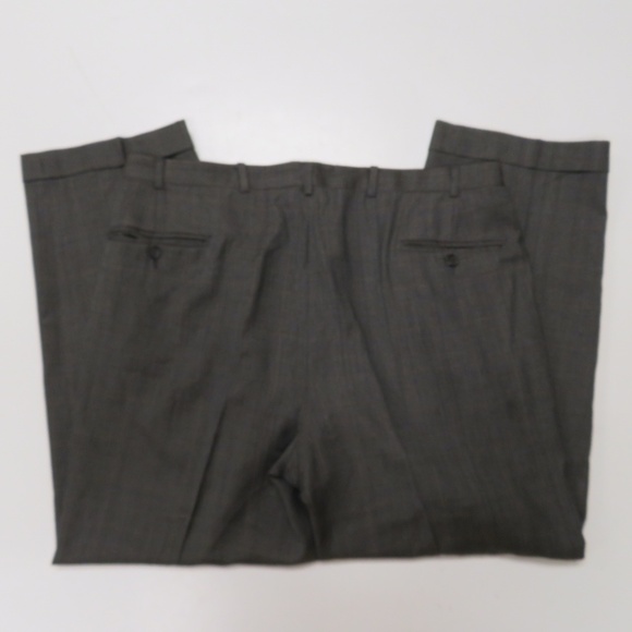 Brooks Brothers Wool Suit 42L Jacket 37 x 29 Pants Gray 2 Piece Mens Business - Picture 6 of 8